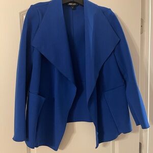 PaperWhite Royal Blue Women's Open Sophisticated Blazer